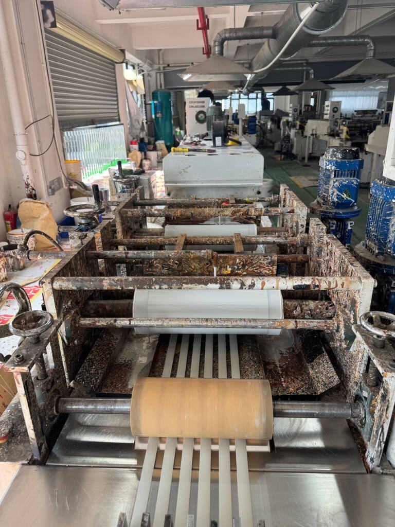 Production line area background color